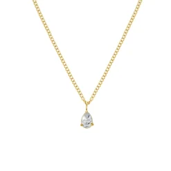 Finaste Ketting sparkle drop goldplated Online