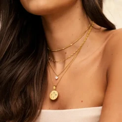 Finaste Ketting sparkle heart goldplated Clearance