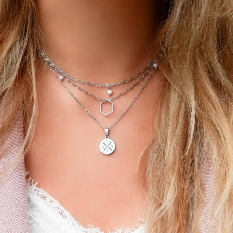 Finaste Ketting vier letters Discount