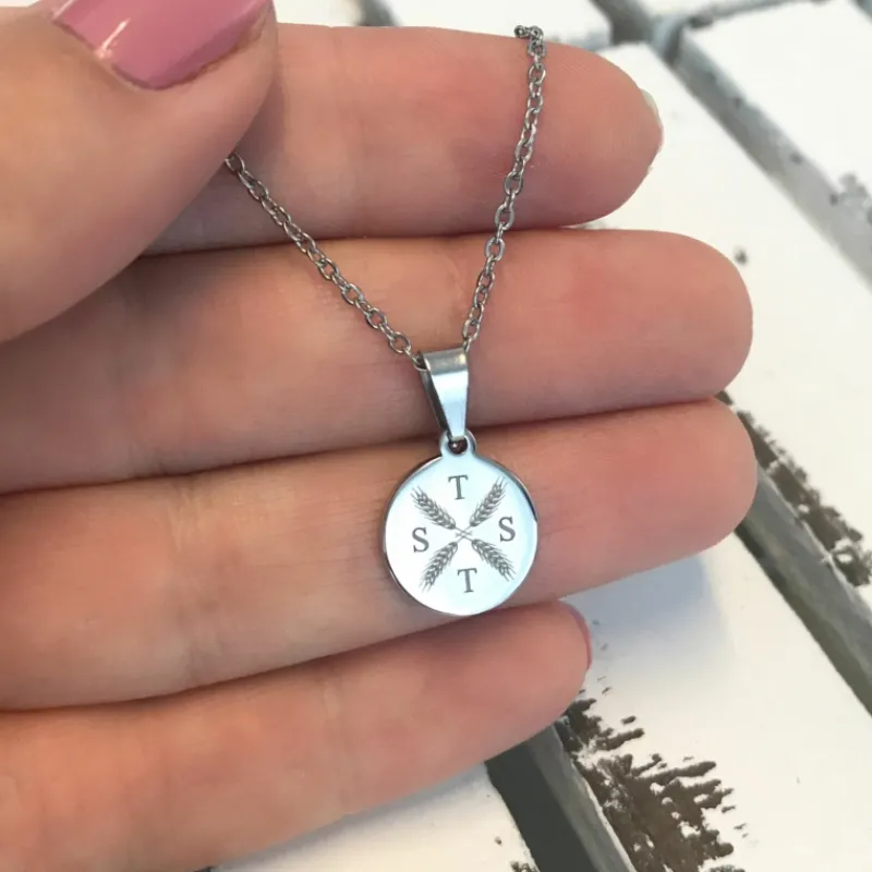 Finaste Ketting vier letters Discount