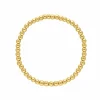 Finaste Kralen Armband Bolletjes Goudkleurig Outlet