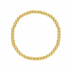 Finaste Kralen Armband Bolletjes Goudkleurig Outlet