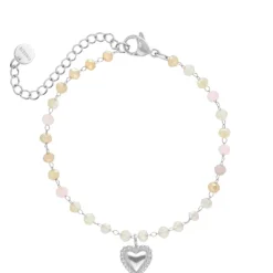 Finaste Kralen armband vintage hartje Fashion