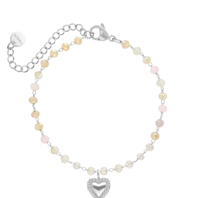 Finaste Kralen armband vintage hartje Fashion