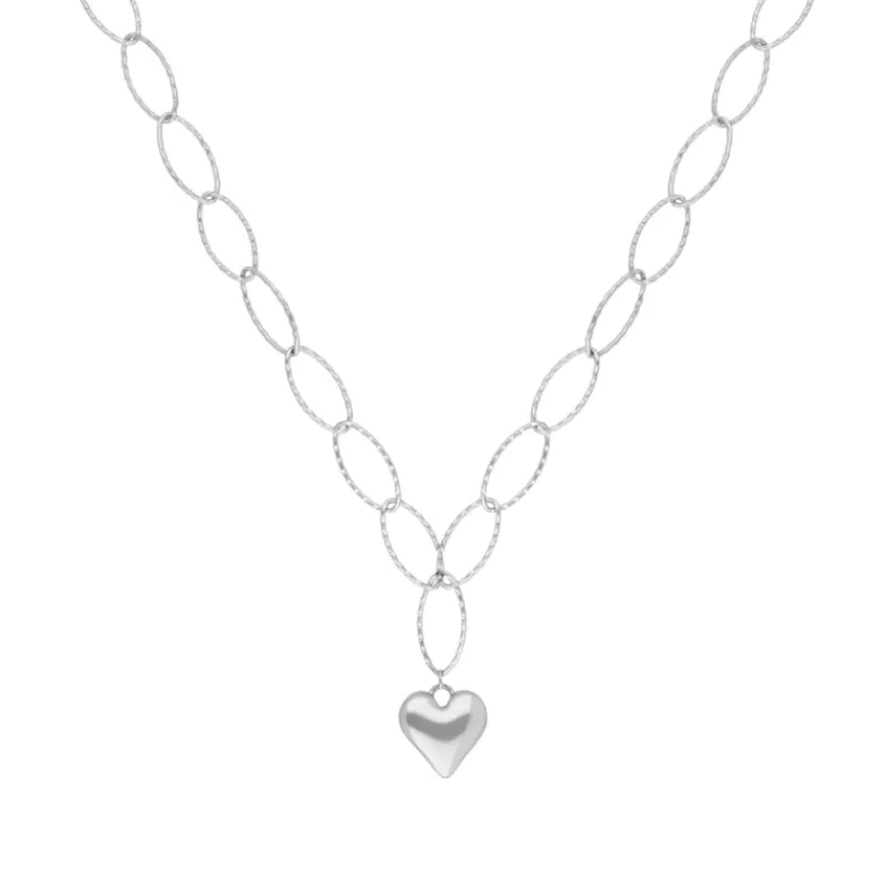 Finaste Lange ketting hartjes bedel Sale
