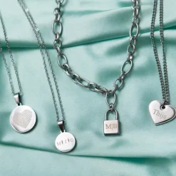 Finaste Letter ketting 3 initialen Online