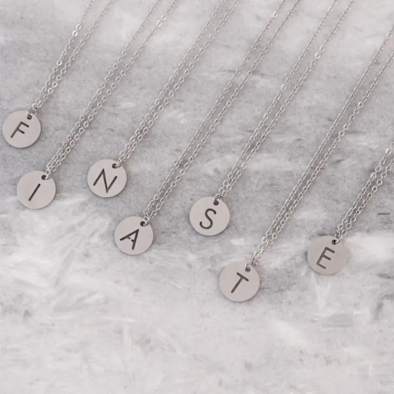 Finaste Letter Ketting Coin Fashion