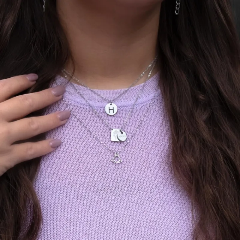Finaste Letter Ketting Coin Fashion
