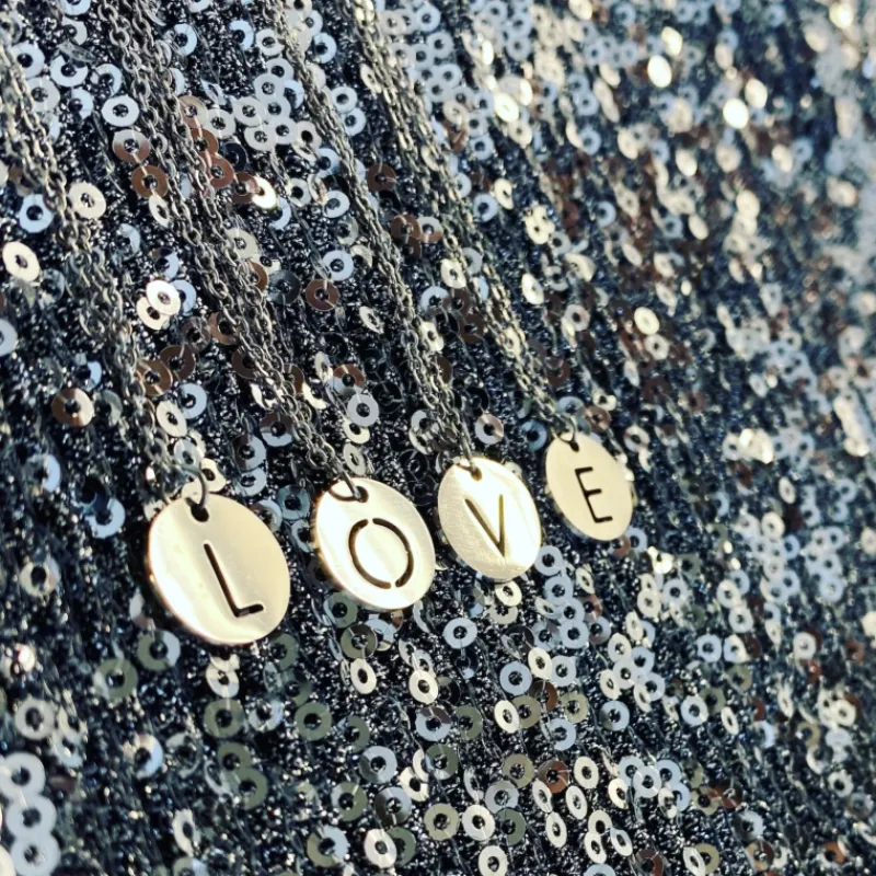 Finaste Letter Ketting Coin Fashion