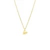 Finaste Letter ketting hartje goudkleurig Online