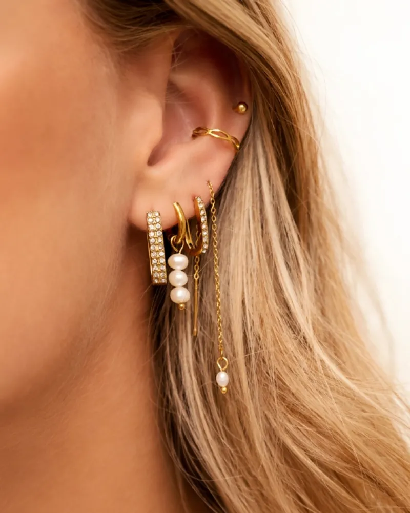 Finaste Little shiny hoops goudkleurig Clearance