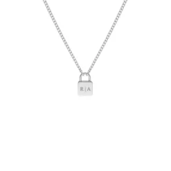Finaste Lock ketting met jouw gravering Hot