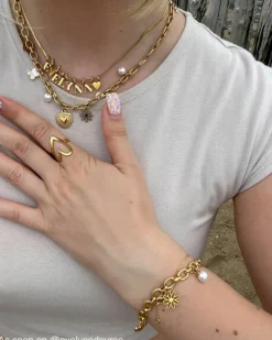 Finaste Love heart ring goldplated Clearance