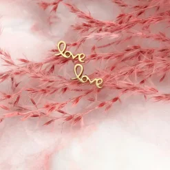 Finaste Love oorbellen goud kleurig Outlet