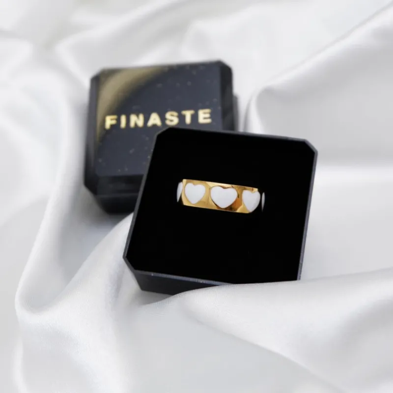 Finaste Love ring fashionista goudkleurig Sale