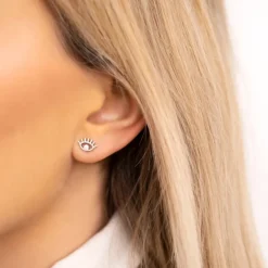 Finaste Lucky eye stud oorbellen Discount