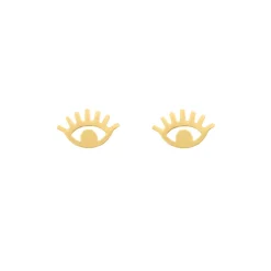 Finaste Lucky eye stud oorbellen goudkleurig Outlet