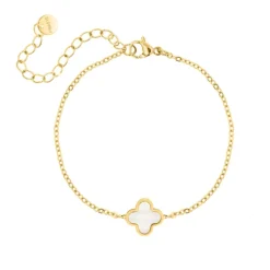 Finaste Luxury Clover armband kleur goud Hot
