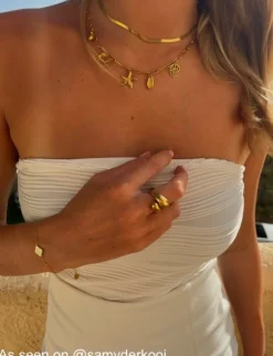 Finaste Luxury Clover armband kleur goud Hot