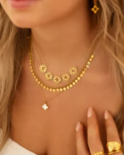 Finaste Luxury Clover ketting kleur goud Hot