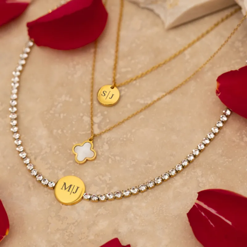 Finaste Luxury Clover ketting kleur goud Hot