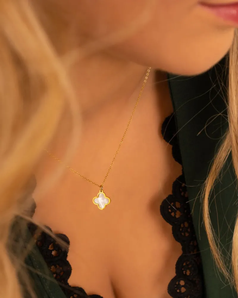 Finaste Luxury Clover ketting kleur goud Hot
