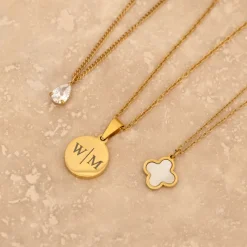 Finaste Luxury Clover ketting kleur goud Hot