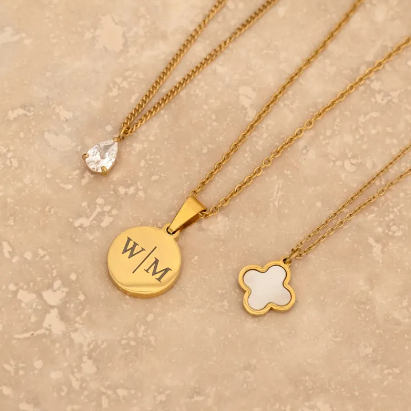 Finaste Luxury Clover ketting kleur goud Hot
