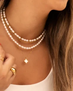 Finaste Luxury Clover ketting kleur goud Hot