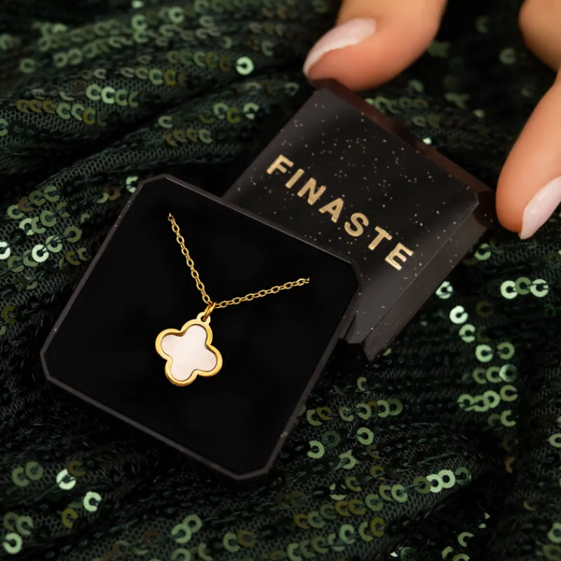 Finaste Luxury Clover ketting kleur goud Hot