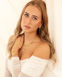 Finaste Luxury Clover ketting kleur goud Hot