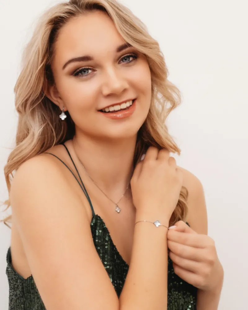 Finaste Luxury Clover oorbellen Fashion