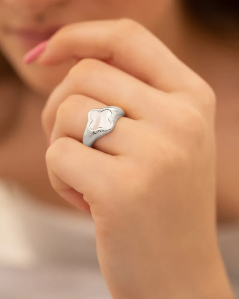Finaste Luxury clover ring Clearance