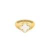 Finaste Luxury clover ring kleur goud Sale