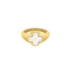 Finaste Luxury clover ring kleur goud Sale
