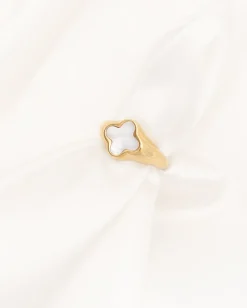 Finaste Luxury clover ring kleur goud Sale