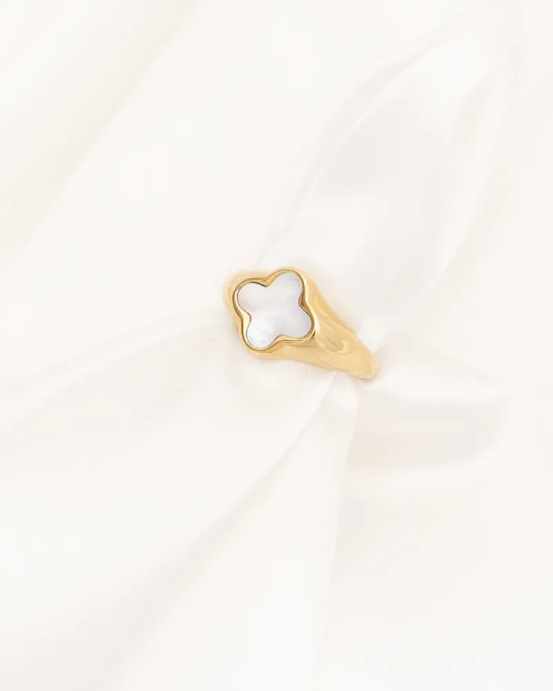 Finaste Luxury clover ring kleur goud Sale