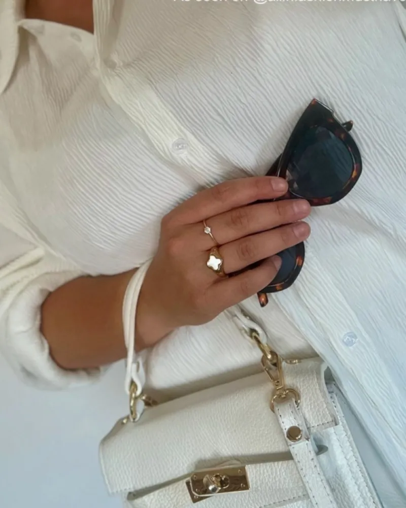 Finaste Luxury clover ring kleur goud Sale