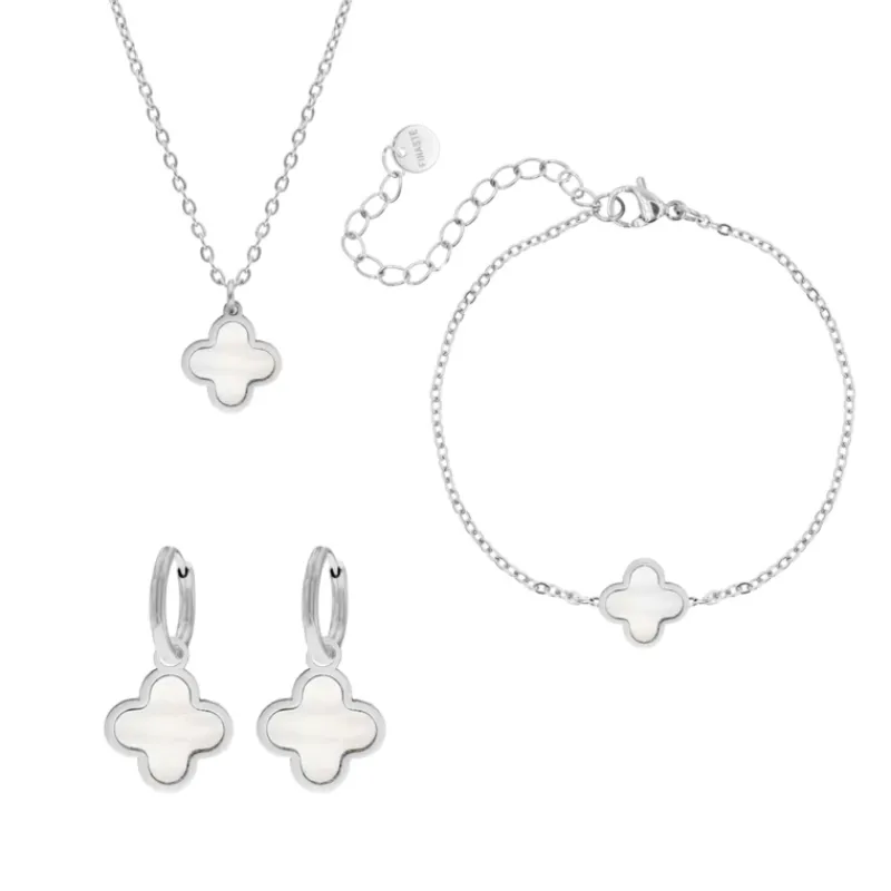 Finaste Luxury clover sieradenset Online