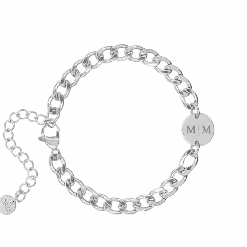 Finaste Mannen Schakelarmband Personaliseren Discount