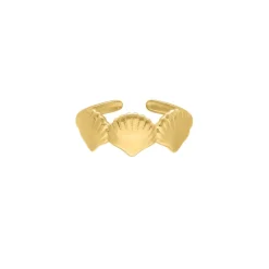 Finaste Mermaid ring goudkleurig Clearance
