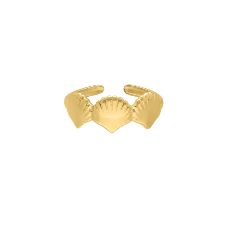 Finaste Mermaid ring goudkleurig Clearance