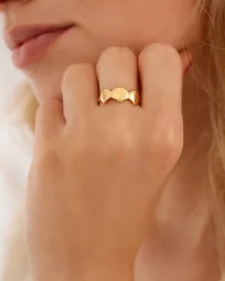 Finaste Mermaid ring goudkleurig Clearance