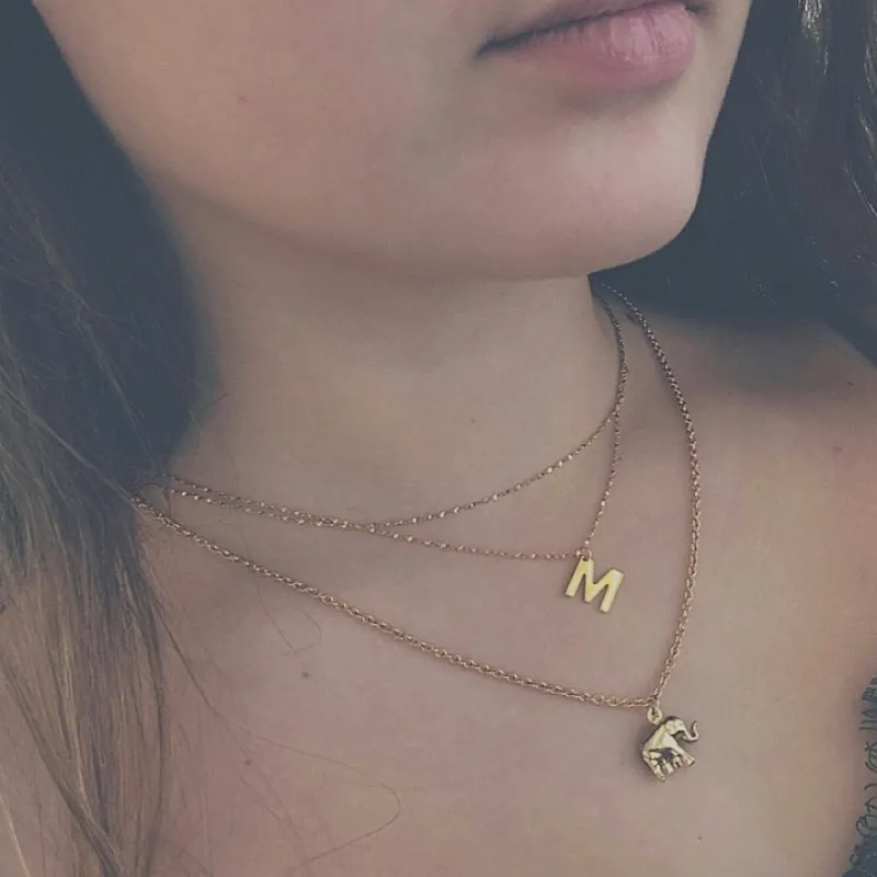 Finaste Minimalistische Fijne Ketting Goud Kleurig Hot