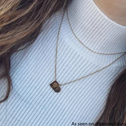 Finaste Minimalistische Fijne Ketting Goud Kleurig Hot