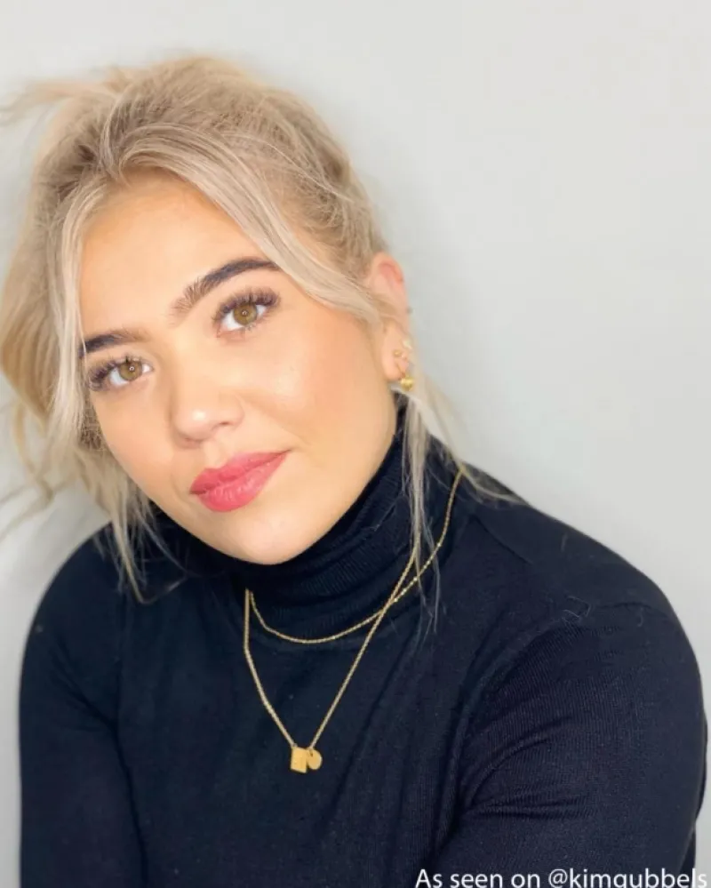Finaste Minimalistische Fijne Ketting Goud Kleurig Hot