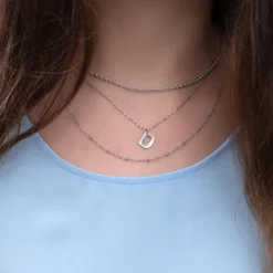 Finaste Minimalistische Ketting Kleine Bolletjes New