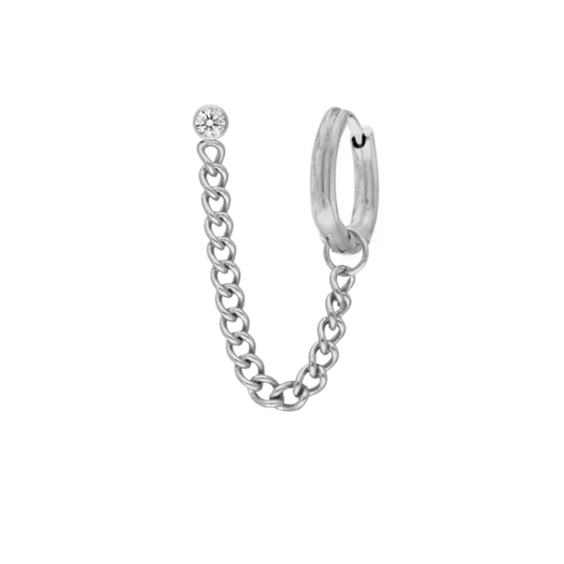Finaste Minimalistische ketting oorbel Fashion