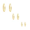 Finaste Minimalistische oorringetjes set goudkleurig Best