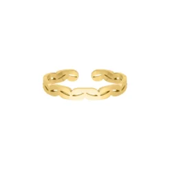 Finaste Minimalistische ring verstelbaar goudkleurig Outlet